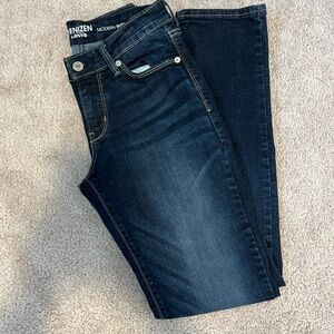 𝅺levi’s Women’s Dark Wash “Modern Straight” Jeans Size 2